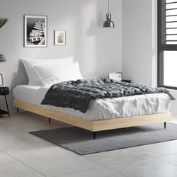 Vidaxl - Cadre de lit sans matelas chêne sonoma 90x190 cm