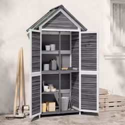 L'abri à outils de jardin est un espace de rangement précieux pour garder vos outils et accessoires de jardin organisés et fa ...