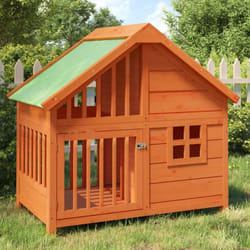 Vidaxl - Chenil marron 96x60,5x87 cm bois de pin solide