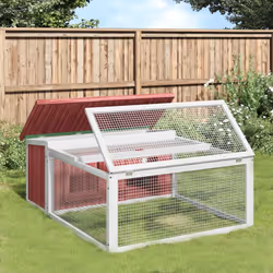 Ce clapier avec un centre d'activités spacieux et une aire de couchage, offre un endroit sûr et confortable où vos amis à fou ...