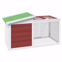 Ce clapier avec un centre d'activités spacieux et une aire de couchage, offre un endroit sûr et confortable où vos amis à fou ...