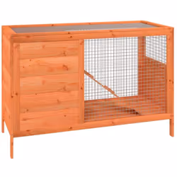 Ce clapier avec un centre d'activités spacieux et une aire de couchage, offre un endroit sûr et confortable où vos amis à fou ...