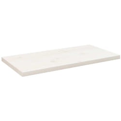 Dessus de table blanc 80x40x2,5 cm bois de pin massif Vidaxl