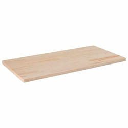 vidaXL Dessus de table 110x60x2,5 cm bois de pin massif rectangulaire