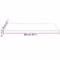 vidaXL Dessus de bureau blanc 100x50x2,5 cm bois massif de pin