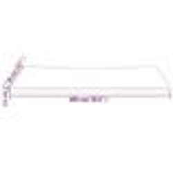 vidaXL Dessus de bureau blanc 100x50x2,5 cm bois massif de pin