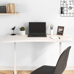 Dessus de bureau blanc 110x60x2,5 cm bois massif de pin Vidaxl