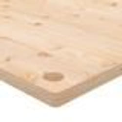 vidaXL Dessus de bureau 100x50x2,5 cm bois massif de pin
