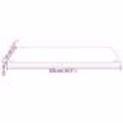 vidaXL Dessus de bureau blanc 110x55x2,5 cm bois massif de pin