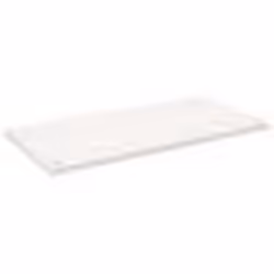vidaXL Dessus de bureau blanc 100x60x2,5 cm bois massif de pin