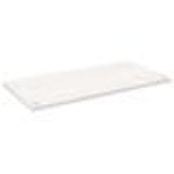 vidaXL Dessus de bureau blanc 100x60x2,5 cm bois massif de pin