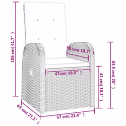 VidaXL 3157582 ensemble de meubles de jardin - Vue supplémentaire 8