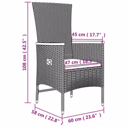 VidaXL 3157653 ensemble de meubles de jardin - Vue supplémentaire 6