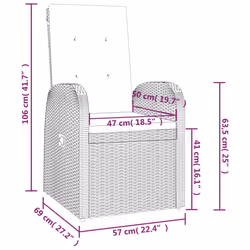 VidaXL 3157655 ensemble de meubles de jardin - Vue supplémentaire 6