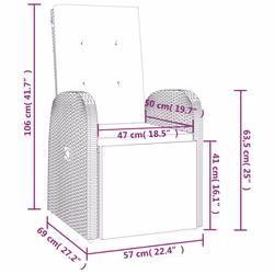VidaXL 3157657 ensemble de meubles de jardin - Vue supplémentaire 6