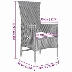 VidaXL 3157662 ensemble de meubles de jardin - Vue supplémentaire 6