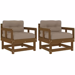 Ces chaises de jardin en bois, qui se démarquent par leur design à lattes et leurs coussins moelleux, seront un excellent sup ...
