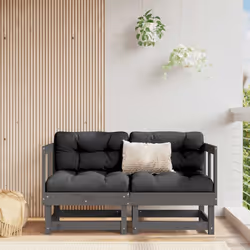 Ces canapés d'angle en bois, qui se démarquent par leur design à lattes et leurs coussins moelleux, seront un excellent suppl ...