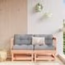 vidaXL Canapés d'angle avec coussins 2 pcs bois massif douglas