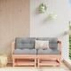 vidaXL Canapés d'angle avec coussins 2 pcs bois massif douglas