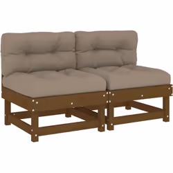 Ces canapés centraux en bois, qui se démarquent par leur design à lattes et leurs coussins moelleux, seront un excellent supp ...