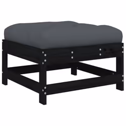 VidaXL 825559, Anthracite, Bois, 110 kg, Adultes et enfants, 620 mm, 620 mm