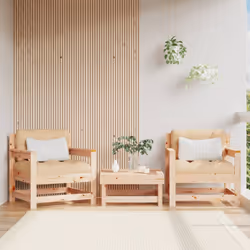 Ces chaises de jardin en bois, qui se démarquent par leur design à lattes et leurs coussins moelleux, seront un excellent sup ...