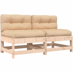 Ces canapés centraux en bois, qui se démarquent par leur design à lattes et leurs coussins moelleux, seront un excellent supp ...
