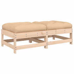 VidaXL 825583, Beige, Bois, 110 kg, Adultes et enfants, 12 cm, 60 cm