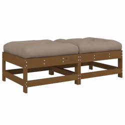 VidaXL 825586, Taupe, Bois, 110 kg, Adultes et enfants, 12 cm, 60 cm