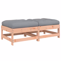 VidaXL 825588, Gris, Bois, 110 kg, Adultes et enfants, 12 cm, 60 cm