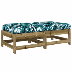 VidaXL 825589, Bois, 110 kg, Adultes et enfants, 12 cm, 60 cm, 60 cm