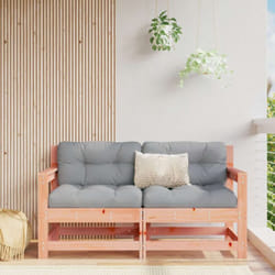 Vidaxl - Chaises de jardin avec coussins lot de 2 bois massif douglas