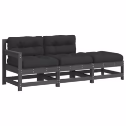 VidaXL 825599, Noir, Bois, 110 kg, Adultes et enfants, 32 cm, 60 cm