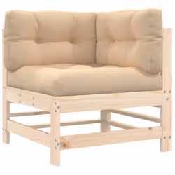 VidaXL 825653, Beige, Bois, 110 kg, Adultes et enfants, 635 mm, 635 mm