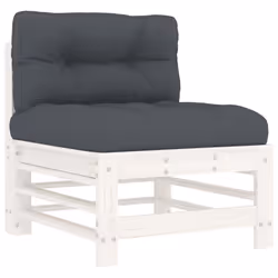 VidaXL 825661, Anthracite, Bois, 110 kg, Adultes et enfants, 575 mm, 635 mm