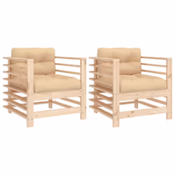 VidaXL 825674, Beige, Bois, 110 kg, Adultes et enfants, 12 cm, 60 cm