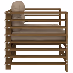 VidaXL 825677 banc de jardin Bois - Vue supplémentaire 5