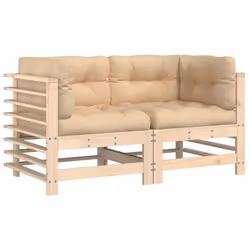 VidaXL 825681, Beige, Bois, 110 kg, Adultes et enfants, 12 cm, 60 cm