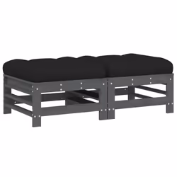 VidaXL 825697, Noir, Bois, 110 kg, Adultes et enfants, 12 cm, 60 cm