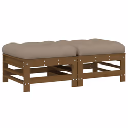 VidaXL 825698, Taupe, Bois, 110 kg, Adultes et enfants, 12 cm, 60 cm