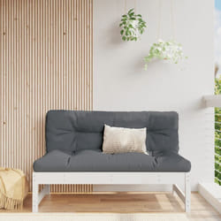 Vidaxl - Canapé central 120x80 cm blanc bois de pin massif