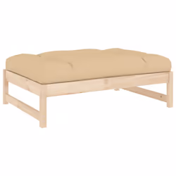 VidaXL 825737, Beige, Bois, 110 kg, Adultes et enfants, 12 cm, 120 cm