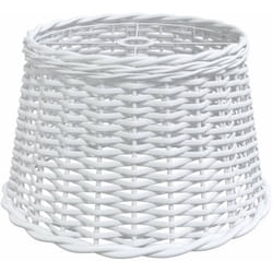 Vidaxl - Abat-jour de plafonnier blanc Ø45x28 cm osier