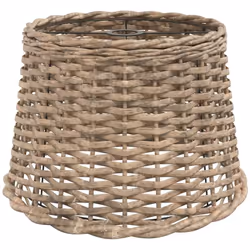 Vidaxl - Abat-jour de plafonnier marron Ø40x26 cm osier