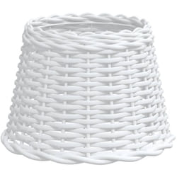 Vidaxl - Abat-jour blanc Ø30x20 cm osier
