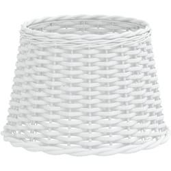 Vidaxl - Abat-jour blanc Ø40x26 cm osier