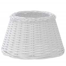Vidaxl - Abat-jour blanc Ø50x30 cm osier