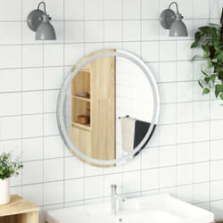 Vidaxl - Miroir de salle de bain à led 70 cm rond