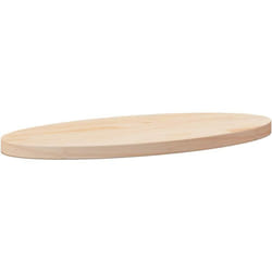 Dessus de table 60x30x2,5 cm bois de pin massif ovale Vidaxl